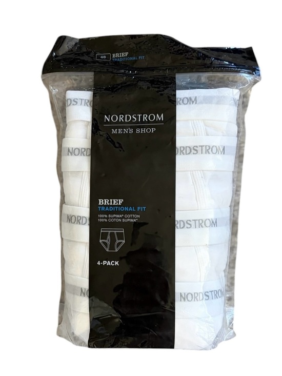 Nordstrom Other - Nordstrom Men’s Shop White Briefs 4-Pack - Supima Cotton